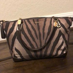 Coach Zebra Handbag